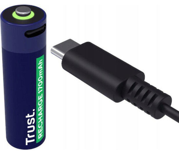 Trust 2x AA - ładowanie USB-C - 1321008 - zdjęcie 5